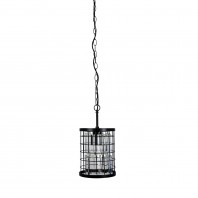 Oriel Lighting-DELAWARE.18 Modern Chandelier Black Frame and Crystal